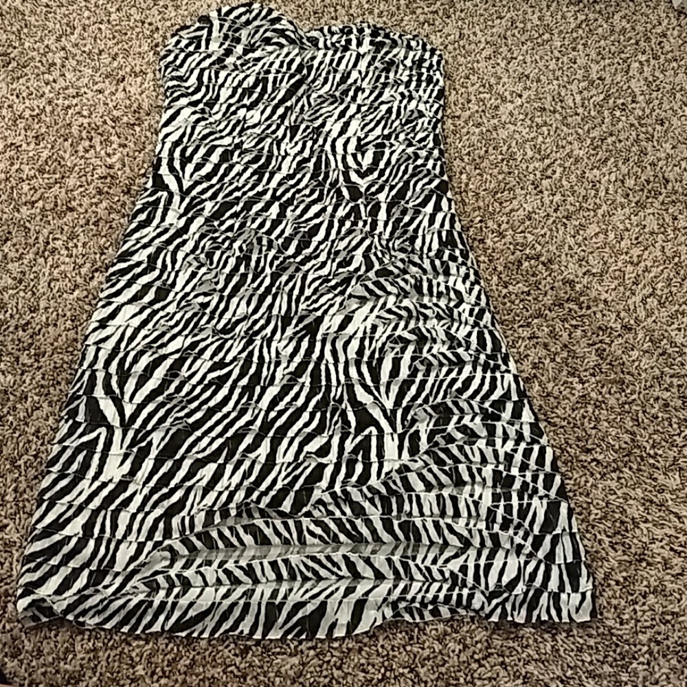 Zebra stripe dress